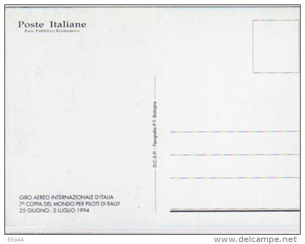 Giro Aereo Internazionale D'Italia -  7° Coppa Del Mondo Per Piloti Di Rally - 1994 - - Sonstige & Ohne Zuordnung