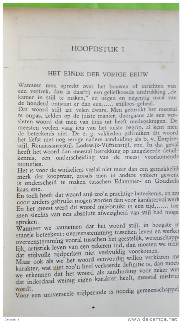Binnenhuiskunst Over De Ontwikkeling Der Vormen Van Meubels, Metaalwerken, Sierkunst.., Corn Van Der Sluys,1921 - Antique