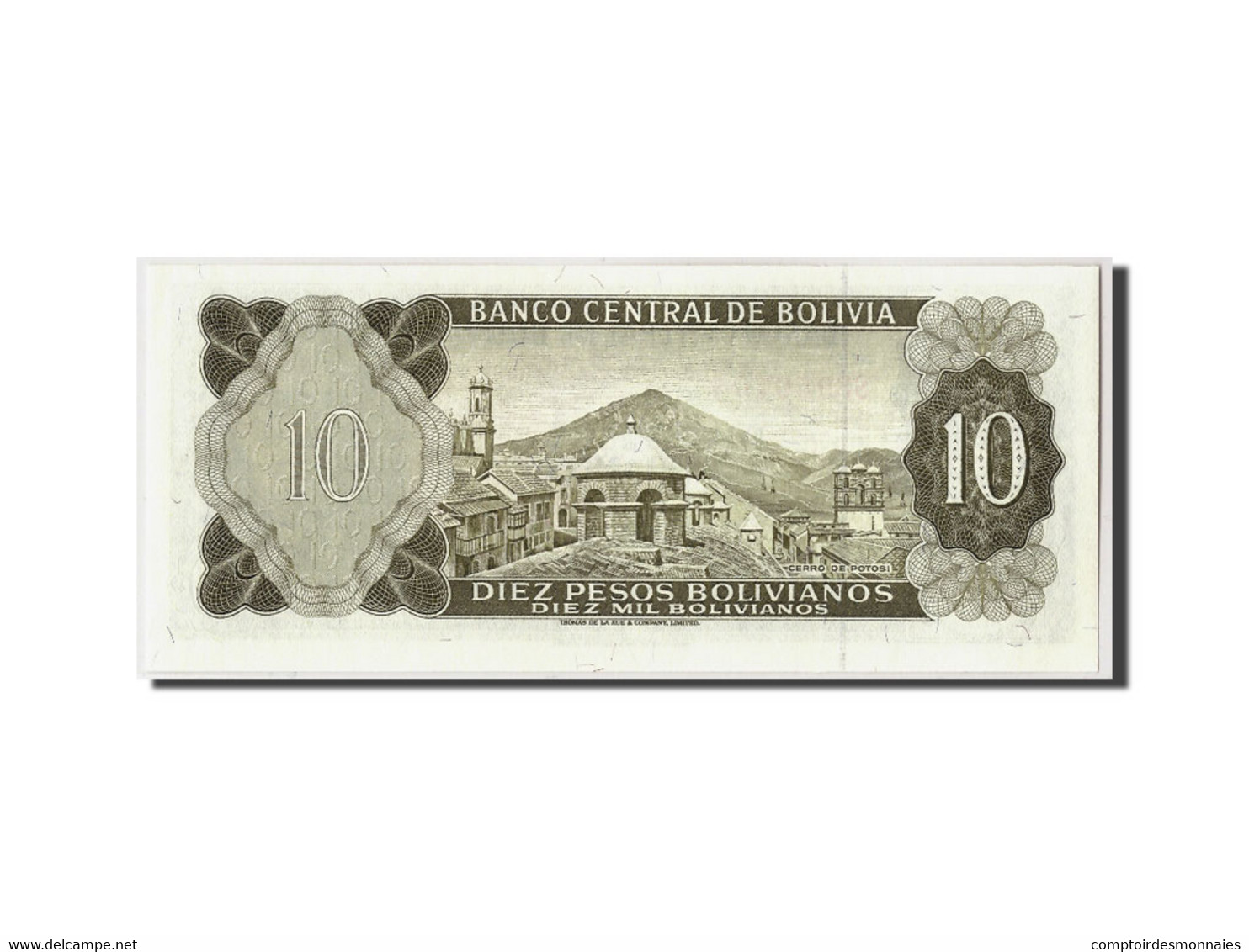 Billet, Bolivie, 10 Pesos Bolivianos, L.1962, 1962-07-13, KM:154a, NEUF - Bolivië