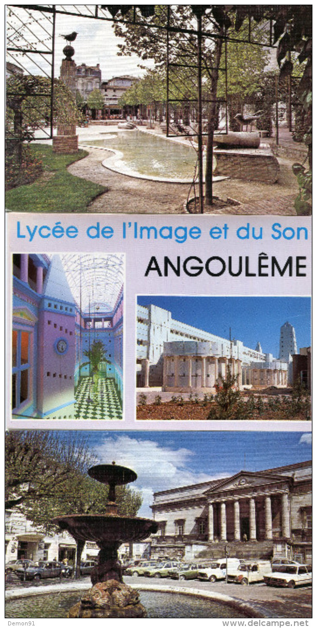 Lot De 6 CPM  - 16 - ANGOULEME - Place Du Palet, St Martial, Louvel, CNBDI, Lisa - TBE - DOS VIERGE - - Angouleme