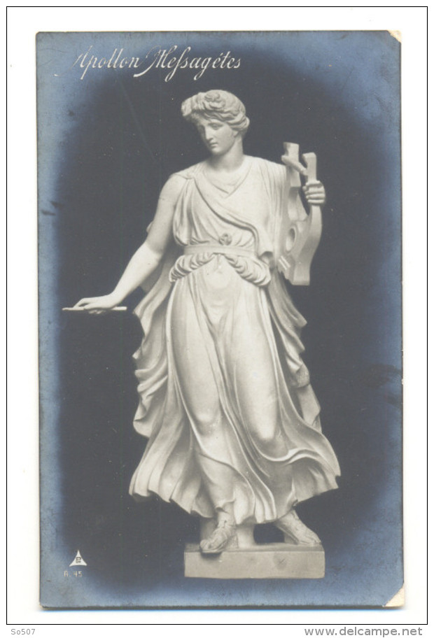 H1 - Vintage Postcard - Sculpture - Apollon - Esculturas