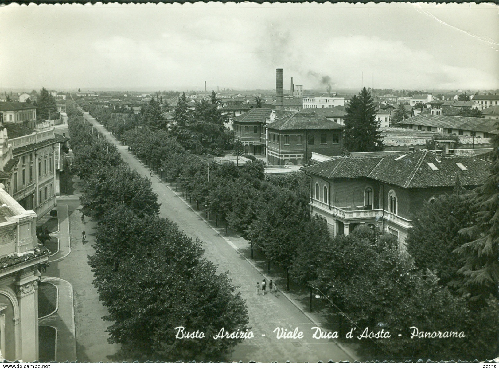 Busto Arsizio. Viale Duca D-Aosta. Panorama. 330 - Varese