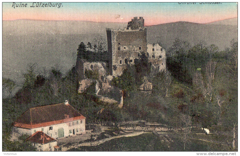 OTTROTTER - OTTROTT -  RUINE LÜTZELBURG - Avril 1913 - Schiltigheim