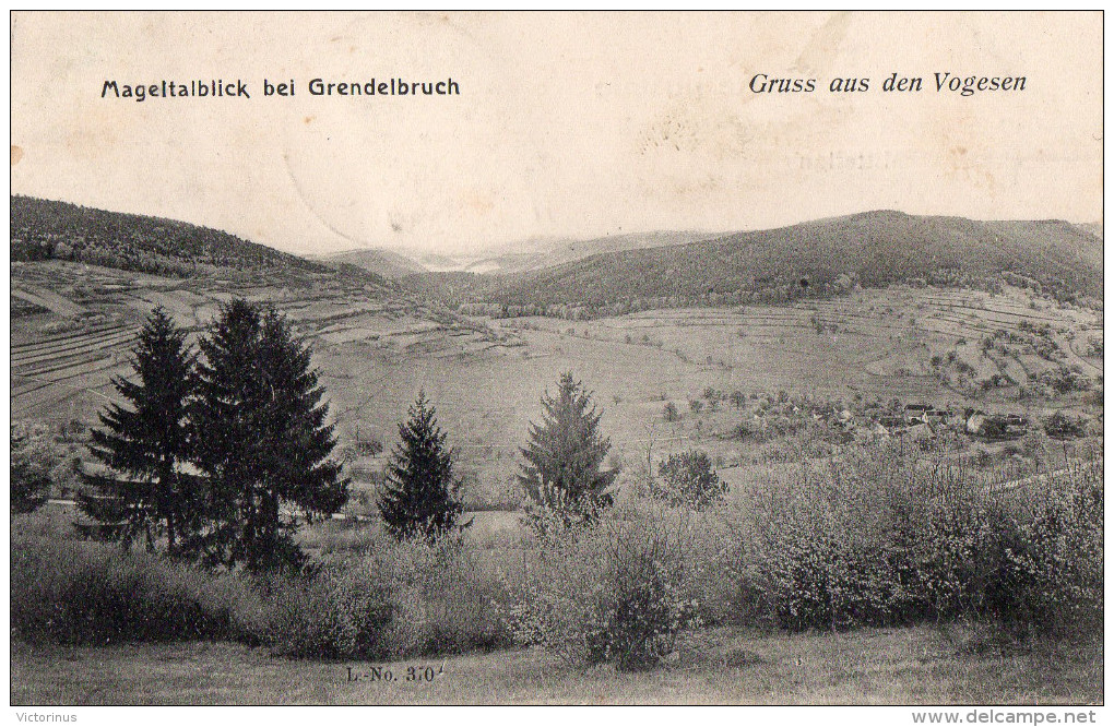 MAGELTALBLICK BEI GRENDELBRUCH  -  1909 - Schiltigheim