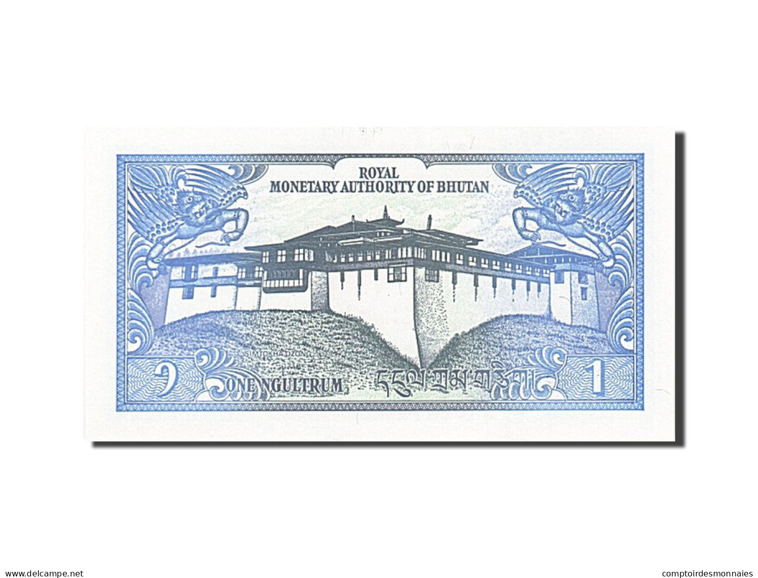 Billet, Bhoutan, 1 Ngultrum, 1985-92, Undated (1986), KM:12, NEUF - Bhután