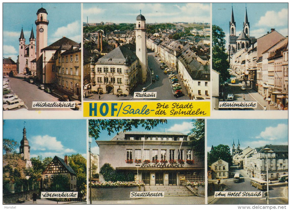 D-95028 Hof - Alte Ansichten - Cars , Opel , VW - Hof