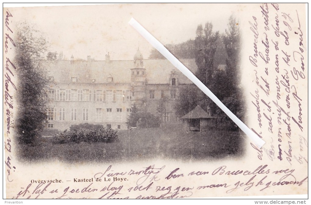 OVERYSSCHE - Kasteel De Le Hoye - Superbe Carte Circulée En 1901 - Overijse