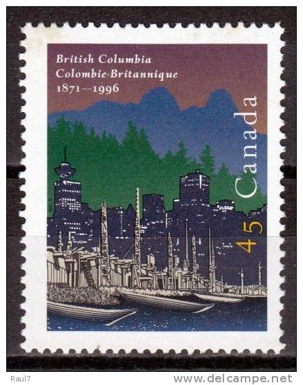 CANADA 1996 - Colombie Britannique - 1v Neufs // Mnh - Unused Stamps