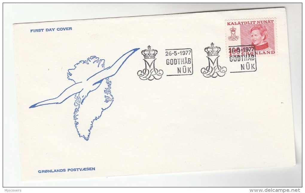 1977 GREENLAND  FDC Stamps Cover - FDC