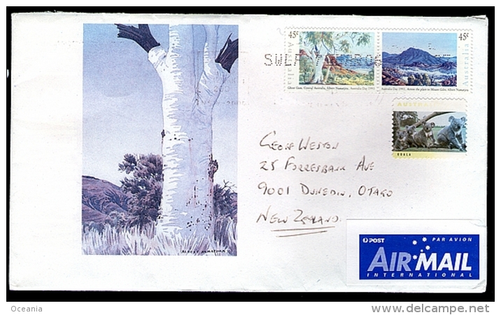 Australian Letter With Gum Tree Picture. - Autres & Non Classés