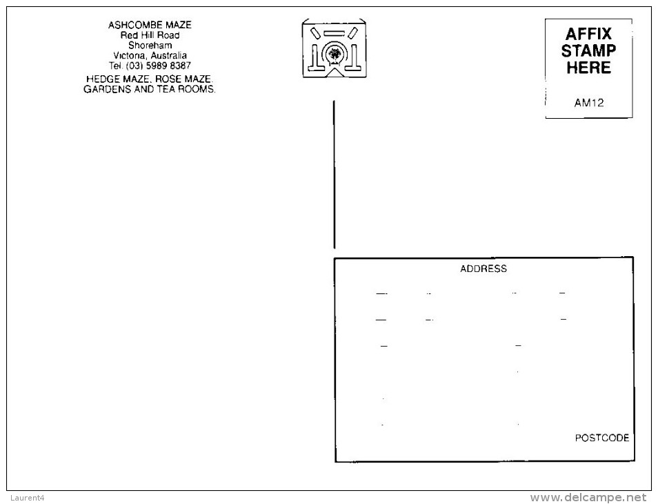 (128) Australia - VIC - Ashcombe Maze (4 Cards) - Coffs Harbour