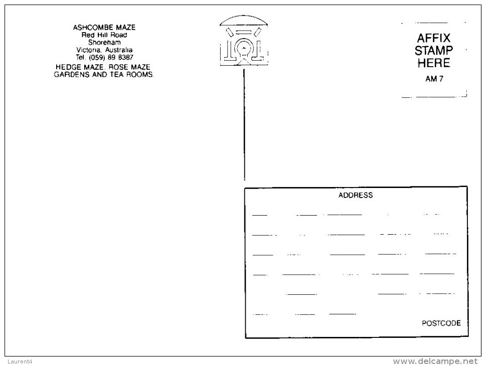 (128) Australia - VIC - Ashcombe Maze (4 cards)