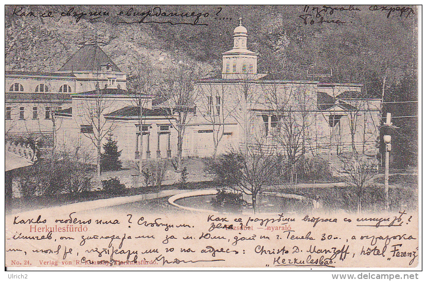 AK Herkulesfürd&#337; B&#259;ile Herculane Herkulesbad - Erzsebet - Nyaralo - 1908 (18764) - Romania