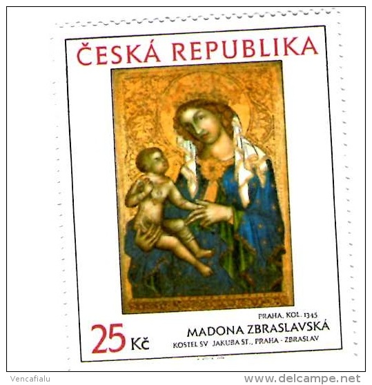 Czeh Republic - Madonna Of Zbralav, 1 Stamp, MNH - Nuevos