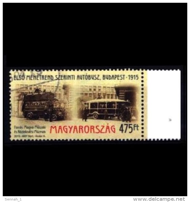 Ungarn / Hungary: 'Bus - Budapest, 2015', Mi. 5770; Yv. 4611 Oo - Bus