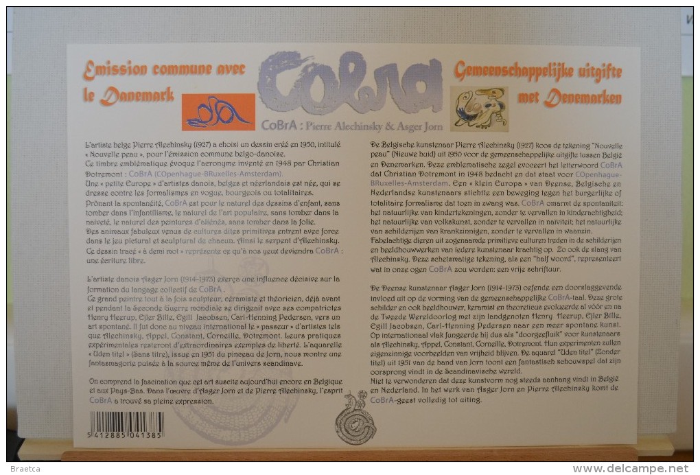 Carte Souvenir 2006 - Timbre 3563 Et 3564 - Belgique Danmark - Souvenir Cards - Joint Issues [HK]