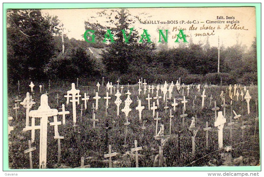 62 SAILLY-au-BOIS - Cimetière Anglais - Sonstige & Ohne Zuordnung