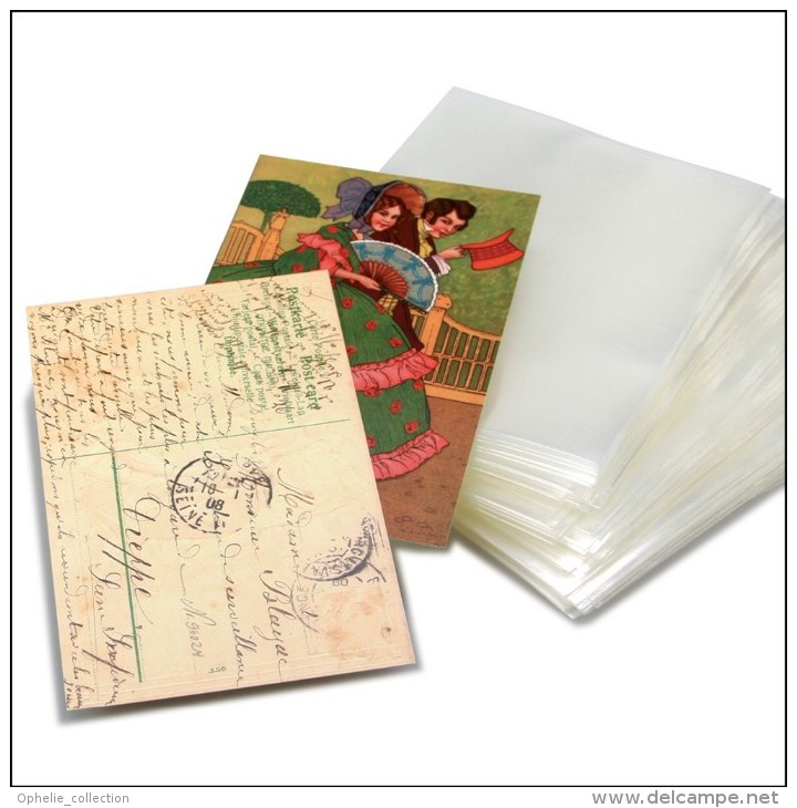 100 Etuis Individuels Pour Cartes Postales Modernes - Zonder Classificatie