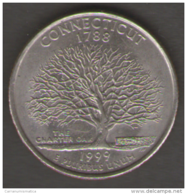 STATI UNITI QUARTER DOLLAR 1999 CONNECTICUT - 1999-2009: State Quarters