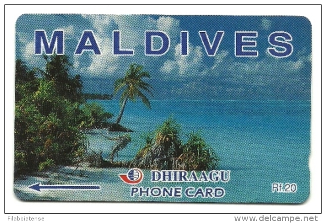 Maldive - Tessera Telefonica Da 20 Rf T31 - Dhiraagu - Maldive