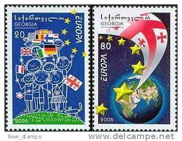 Georgia 2006 Europa Integration 2v MNH - Georgia