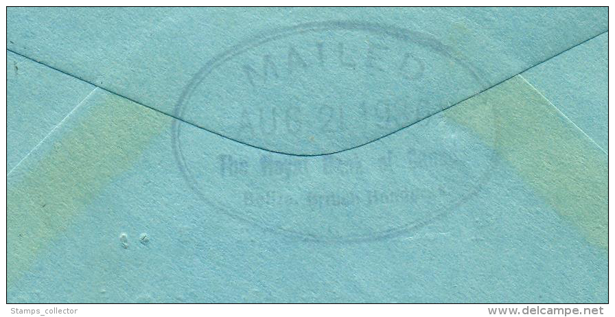 British Honduras, Belize. Letter Send To Denmark 1936 - Honduras Británica (...-1970)