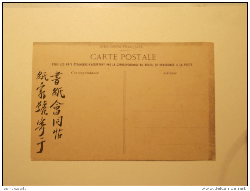 Carte Postale - Marcophilie -  TONKIN - Hanoi - Peintres Décorateurs  (1182/183) - Lettres & Documents