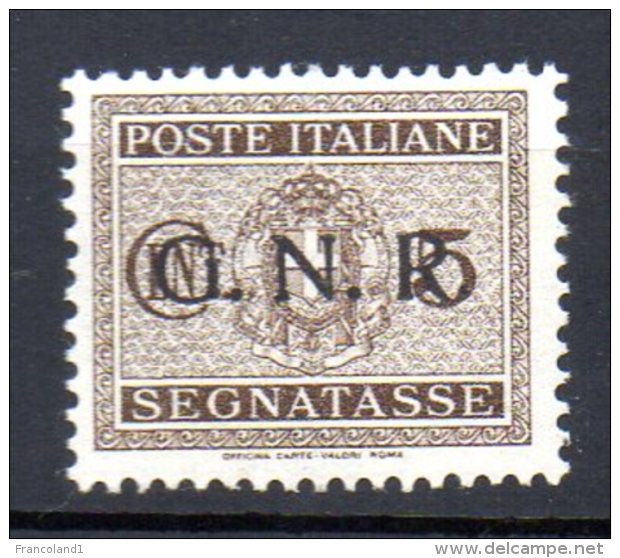 1944 Repubblica Sociale GNR Segnatasse N. 47 Integro MNH** - Taxe