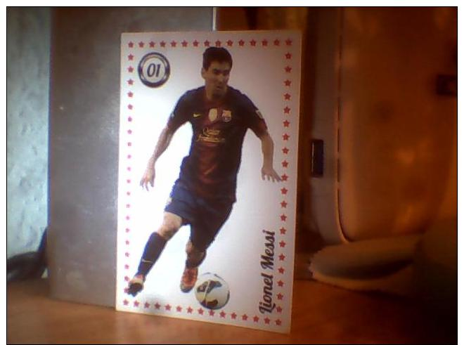 CARD FOOTBALL LIONEL MESSI; YAYA TOURE - Bierviltjes