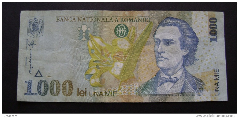 RUMÄNIEN -  1000  Lei   Banknote   RUMÄNIEN   Romania   BANKNOTE - Romania