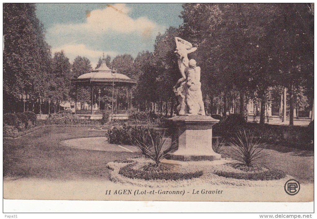 47 -AGEN -  Le Gravier - Agen