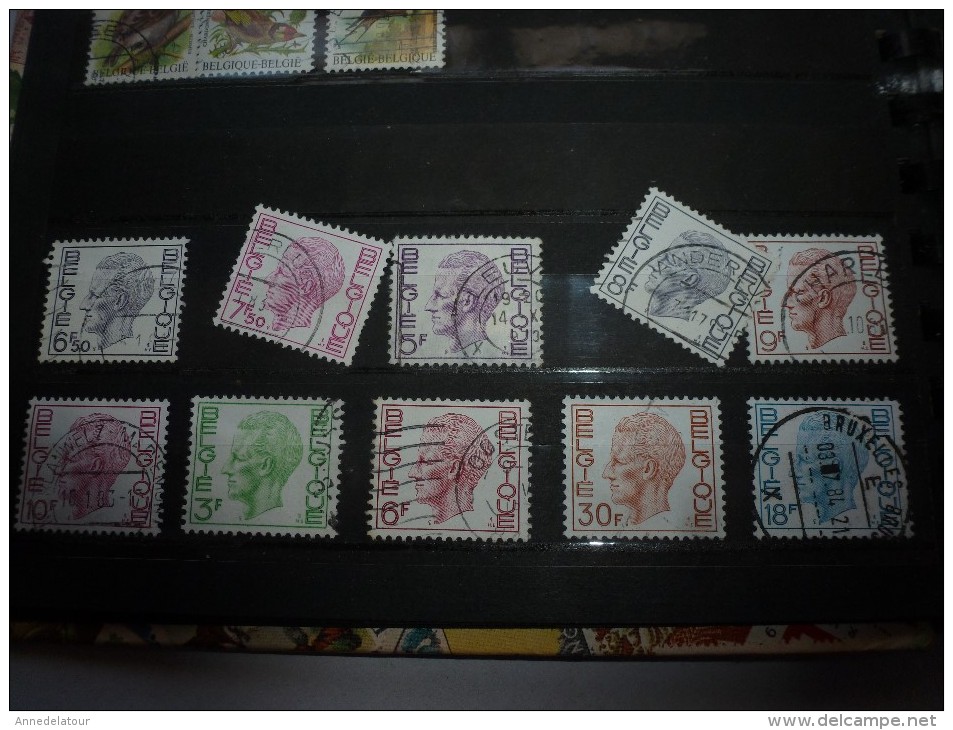 Album comprenant divers timbres anciens (Belgique,Australia,Andore,France,New-Zealand,Monaco dont Olympiades)