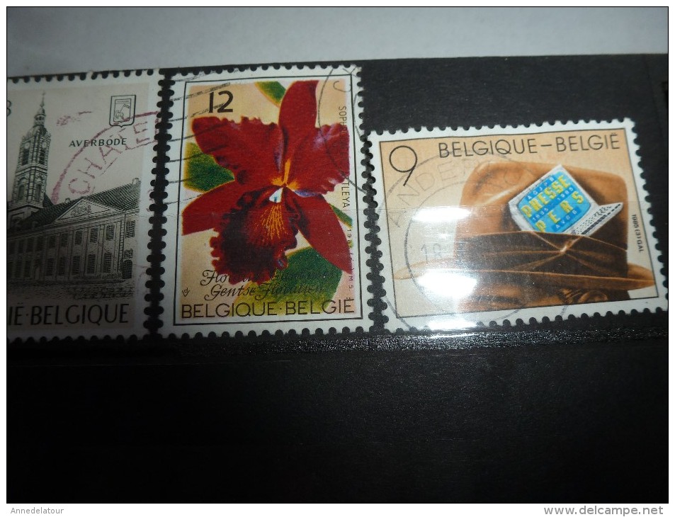 Album comprenant divers timbres anciens (Belgique,Australia,Andore,France,New-Zealand,Monaco dont Olympiades)