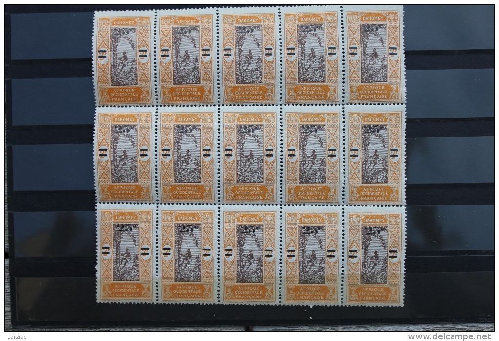 Bloc De 15 Timbre N° 69 Dahomey Neuf Sans Charnière ** - Unused Stamps