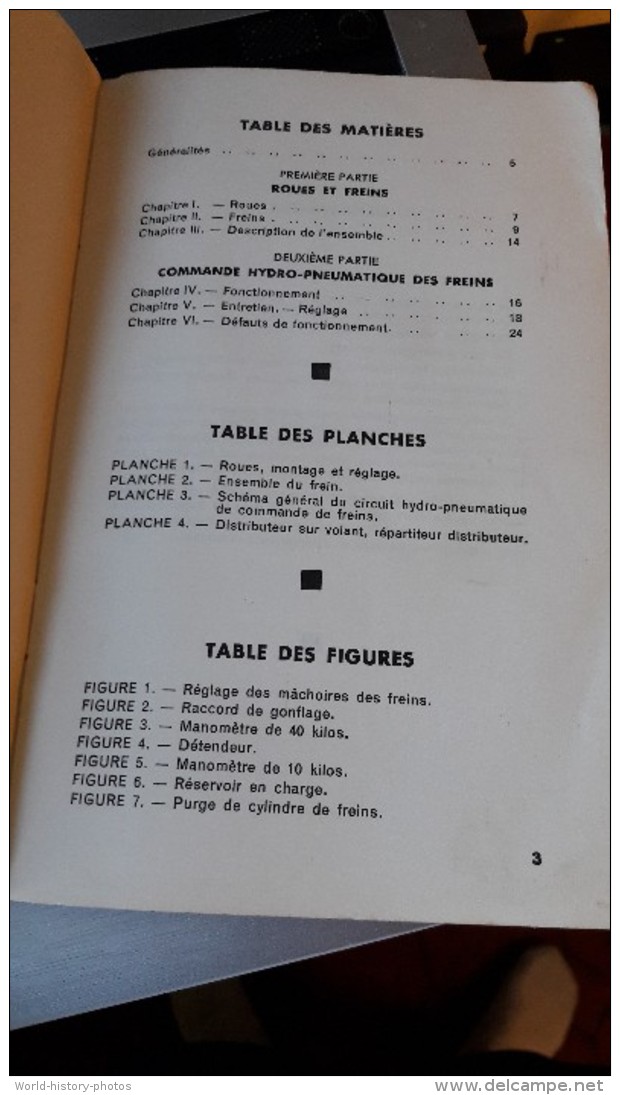 Livre Ancien Avec Planches - Notice Technique Des Freins Hydro Pneumatiques MESSIER - Type GT - Aviation - Avion - Autres & Non Classés