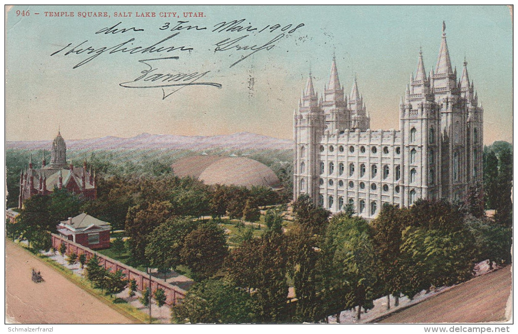 AK Utah Salt Lake City Temple Square Mormon Tabernacle Assembly Hall Near Downtown Capitol Hill Marmalade UT Wurlitzer - Salt Lake City