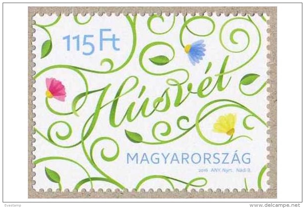 HUNGARY - 2016. Easter / Flowers  MNH!! - Ungebraucht