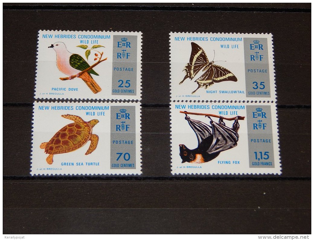 New Hebrides (EN) - 1974 Native Animals MNH__(TH-14674) - Unused Stamps