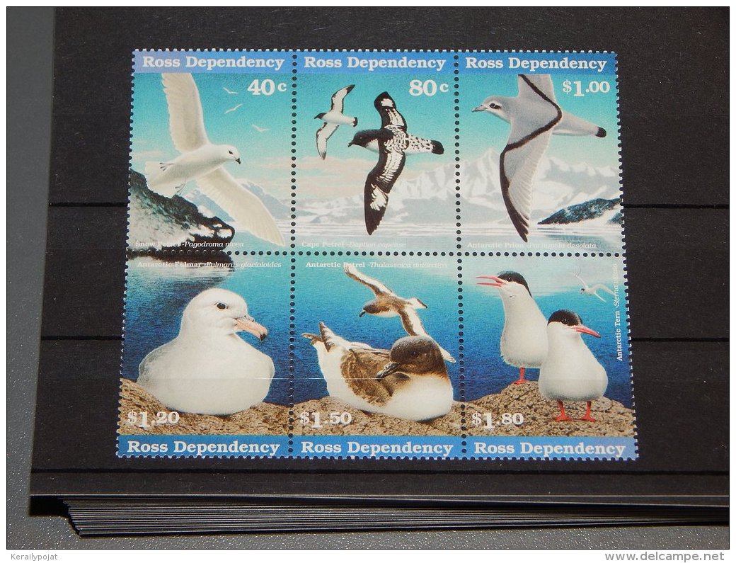 Ross Dependency - 1997 Seabirds Block Of Six MNH__(TH-15561) - Nuevos