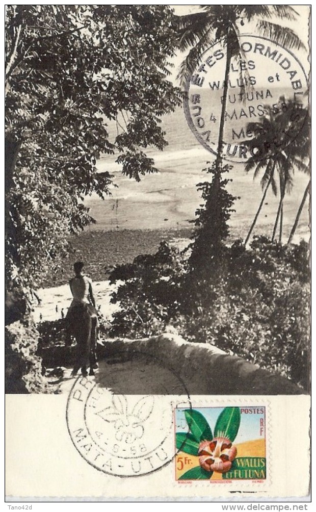 LBL38/3 - WALLIS ET FUTUNA FDC 4/9/1958 - Brieven En Documenten