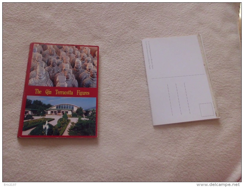 CARNET (2 Morceaux) DE 26 CARTES "THE QIN TERRACOTTA FIGURES" - 5 - 99 Cartes