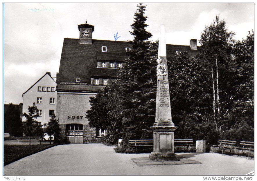 Johanngeorgenstadt - S/w Postmeilensäule 1 - Johanngeorgenstadt