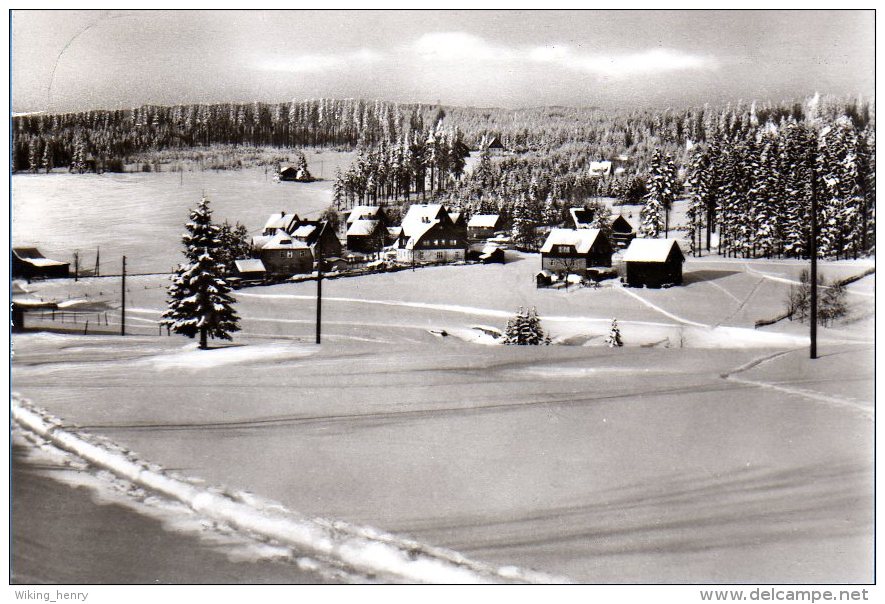 Johanngeorgenstadt Steinbach - S/w Ortsansicht 2 - Johanngeorgenstadt