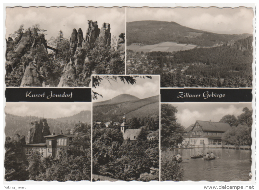Jonsdorf - S/w Mehrbildkarte 1 - Jonsdorf