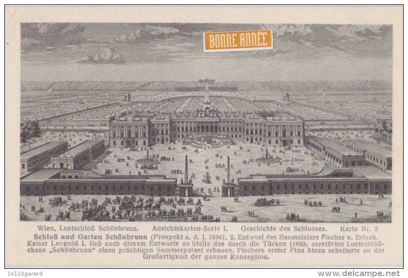 Wien Lustschlob Schonbrunn  SCHLOB UND GARTEN SCHONBRUNN - Château De Schönbrunn