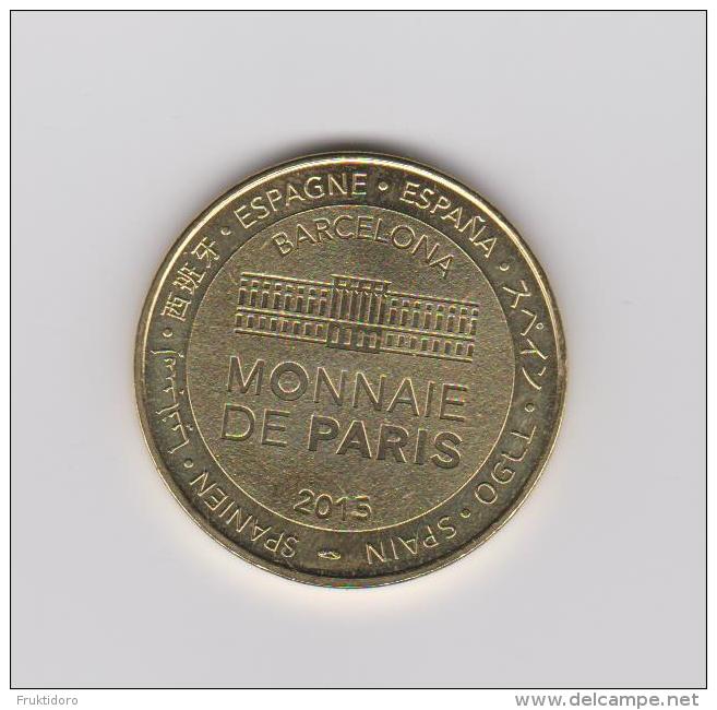 Coin Spain - Token Casa Battló - Gaudí - Barcelona - Monnaie De Paris 2015 - Profesionales/De Sociedad