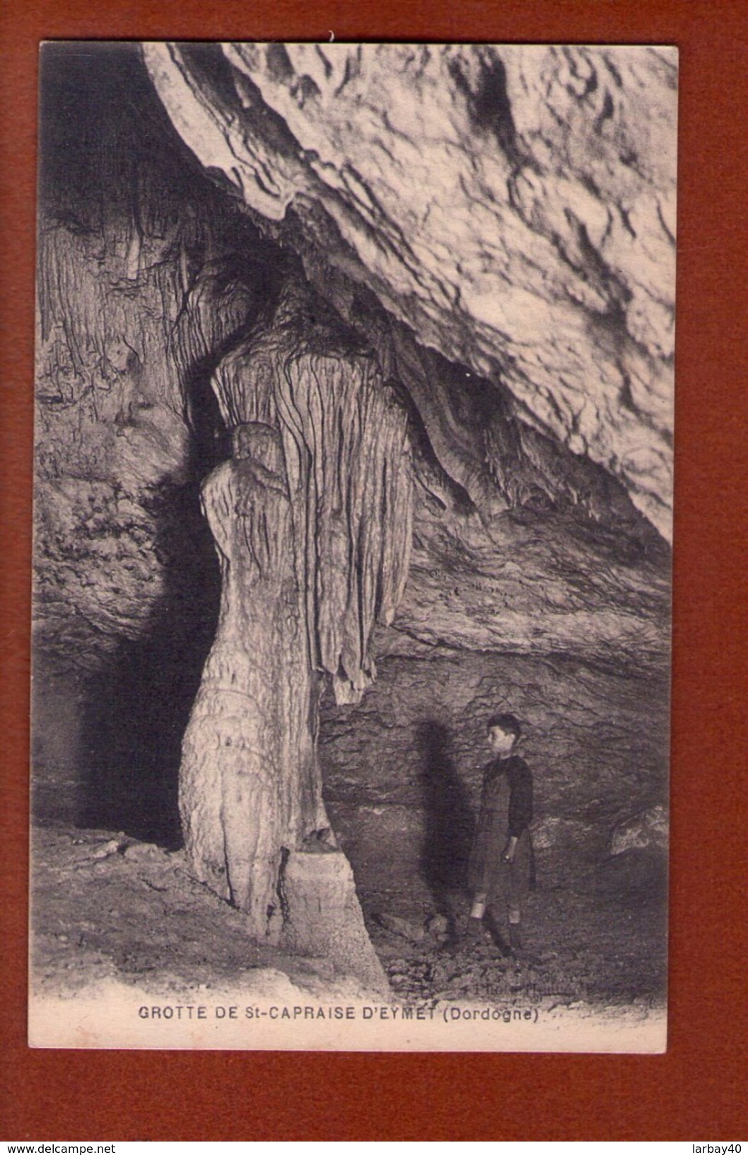 1 Cpa Grotte De St Capraise D Eymet - Autres & Non Classés