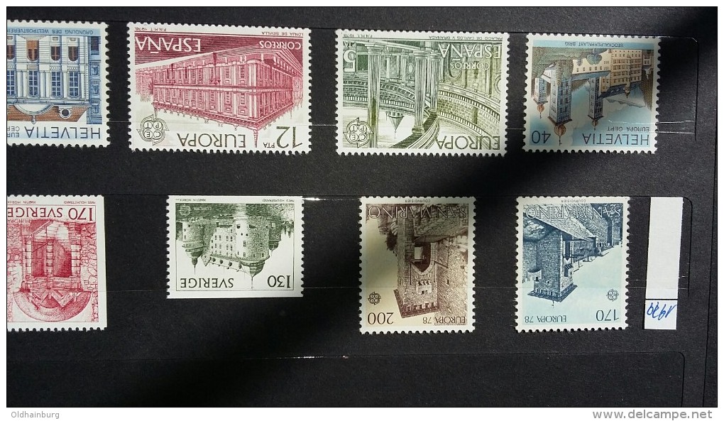 0210: Europa Cept- überkomplette Sammlung Mit Blocks, Kleinbögen 1978- 1987 ** (40 Bilder !) - Collections