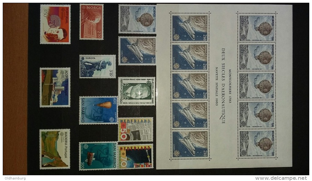 0210: Europa Cept- überkomplette Sammlung mit Blocks, Kleinbögen 1978- 1987 ** (40 Bilder !)