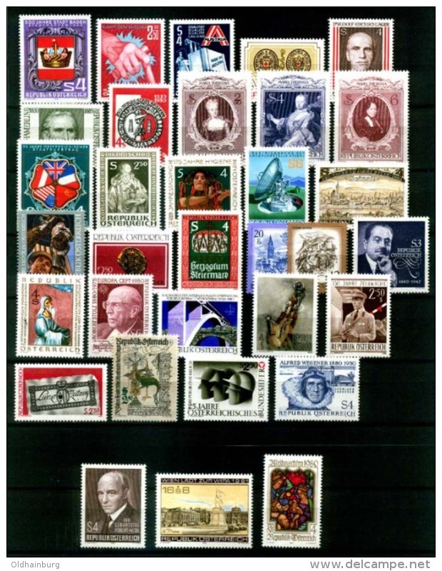 0032: Österreich 1960- 1996 ** komplett mit Extras, ANK 1.338.- € (siehe 36 Scans !!)